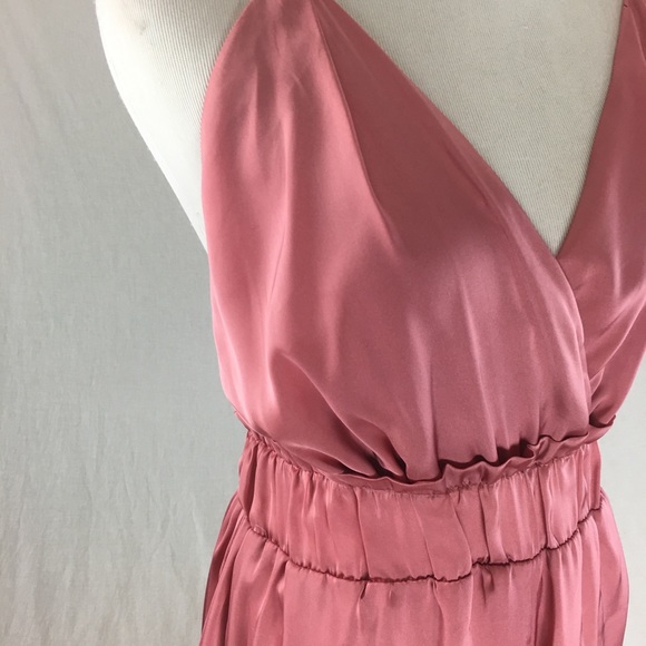 SHINESTAR ROSE PINK SATIN SHORT JUMPER LARGE NWOT - Picture 4 of 8